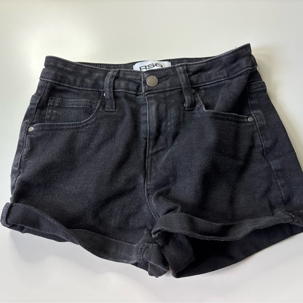 RSQ Women's Black Jean Shorts